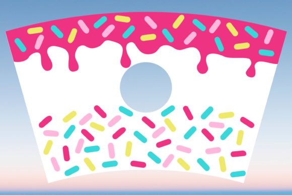 Candy Sprinkles Starbucks Cup Wrap SVG