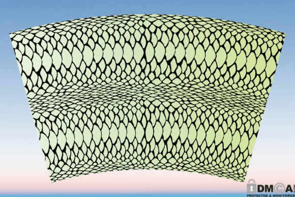 Snake Skin Scales Pattern Starbucks SVG