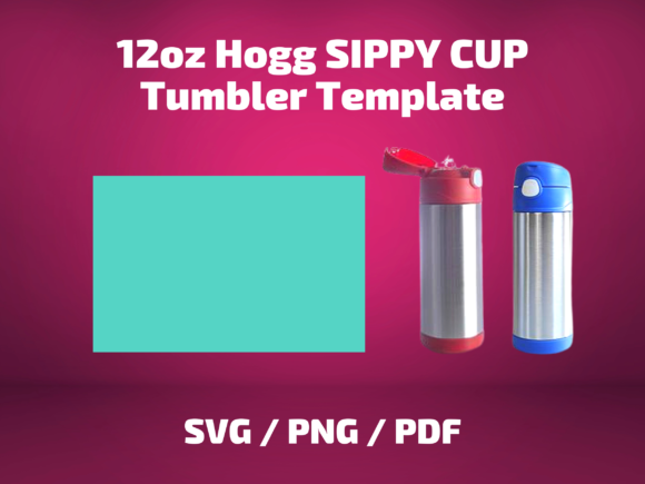 Tumbler Template Hogg 12 Oz SIPPY CUPS