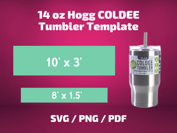 Tumbler Template Hogg 14 Oz COLDEE Cup