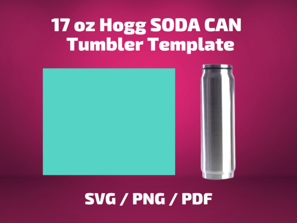 Tumbler Template Hogg 17 Oz SODA CAN