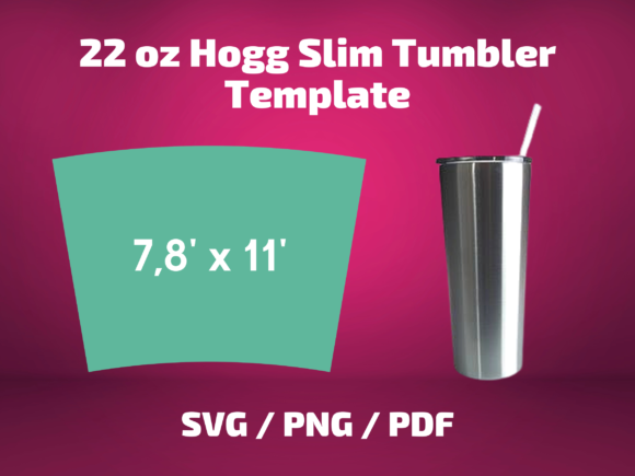 Tumbler Template Hogg 22 Oz Slim
