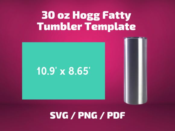Tumbler Template Hogg 30 Oz Fatty