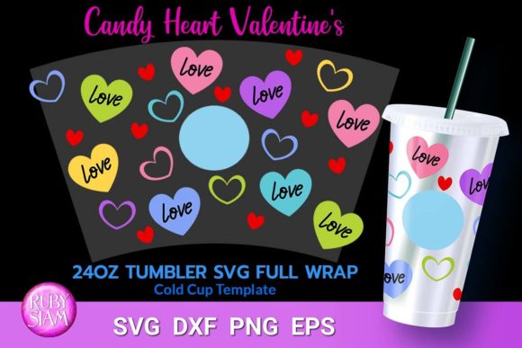 Valentines Day, Candy Heart Svg